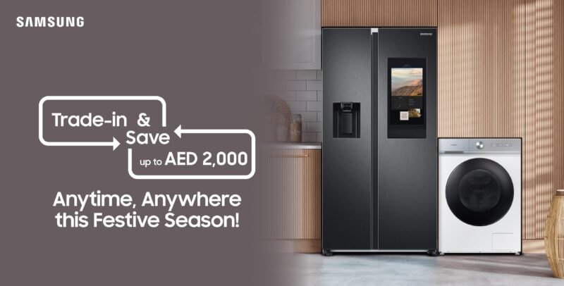 Join The Samsung Home Appliances Trade In & Earn Up To AED 2000 In Cashback