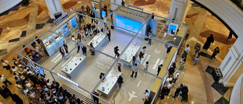 Samsung Showcases New Galaxy AI Experiences At Mall Of The Emirates Pop-Up