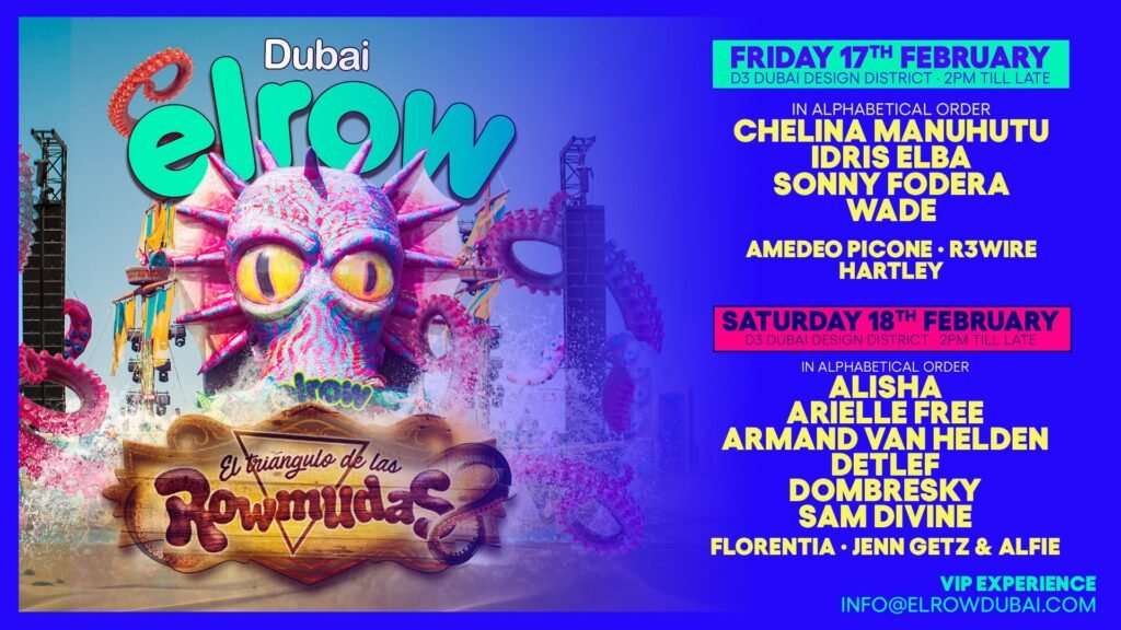 elrow things to do in dubai in febrauray