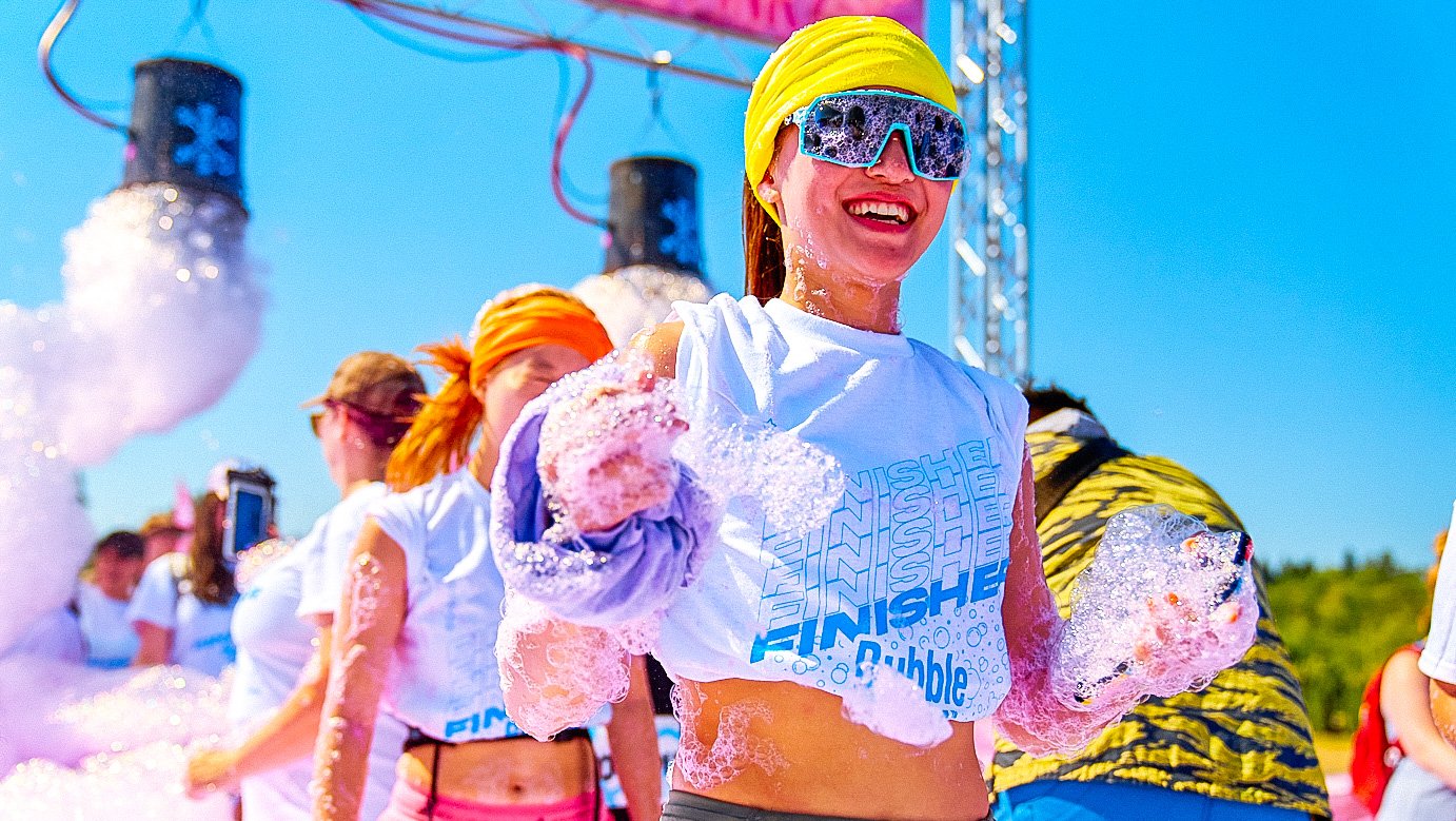 The UAE's First Ever Bubble Run Is Happening In Dubai Gulfbuzz