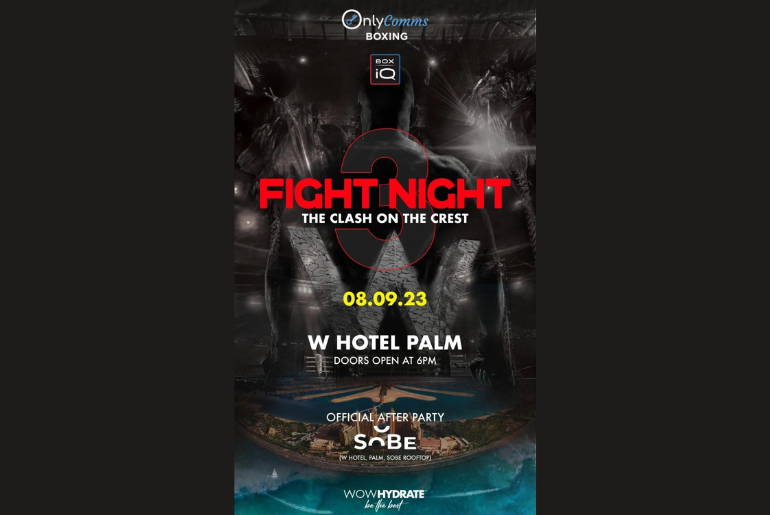 W Hotel Is Hosting Fight Night On September 8th With 15 Action-Packed Showdowns & More!