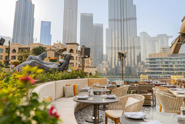 This Restaurant Offers The Best Views Of Burj Khalifa & The Dubai Fountains