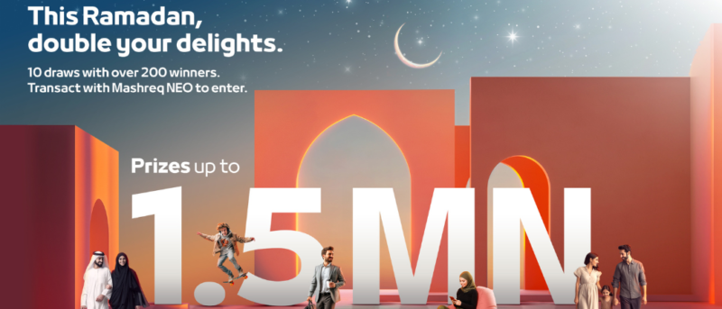 This Ramadan, Over 200 Lucky Winners Can Win Up To AED 1.5 Million With Mashreq NEO!