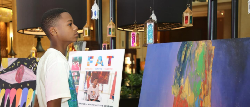 UAE’s First Autism-Friendly Hotel Hosts ‘Spectrum Splendor’ Art Exhibition By Talented Nigerian Artist – Limited Time Only