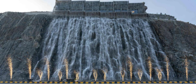 The Restaurant Is Located Inside Of A Waterfall In The UAE