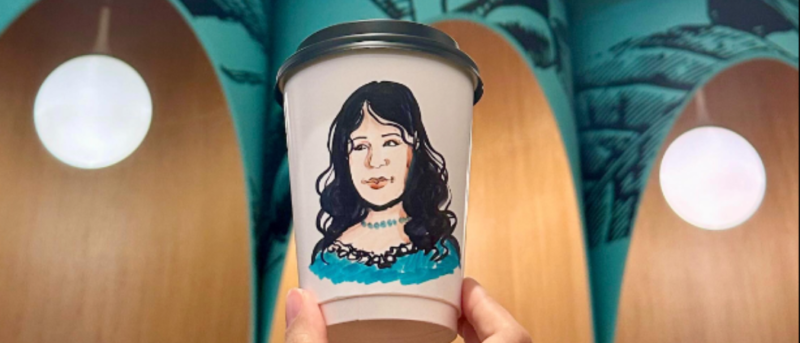 This Coffee Shop In Dubai Will Paint Your Face On Your Coffee Cup For FREE!