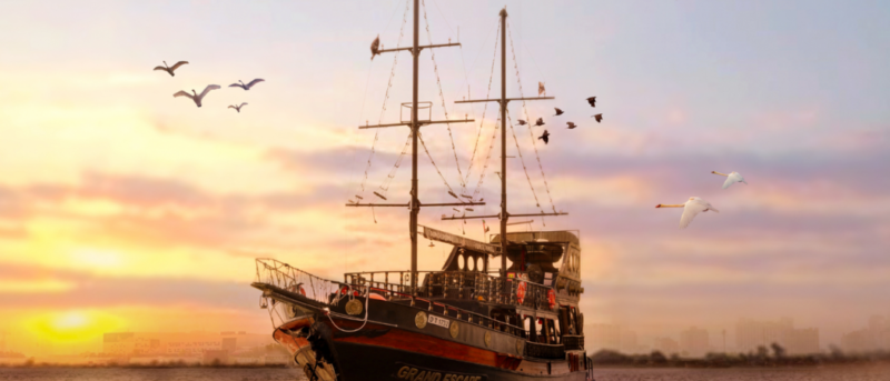 Get Unlimited Pizza & Go Sightseeing On Dubai’s First Pirate Ship For Just AED 89