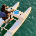 This Is Dubai's First Water-Bike Activity With Views Of The Burj Khalifa & Dubai Skyline!